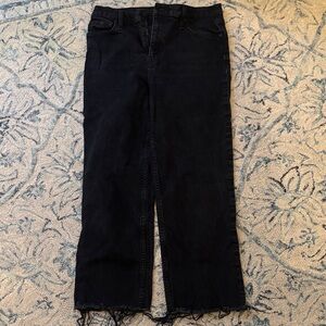 Hudson Jeans Women's Cropped Black Denim